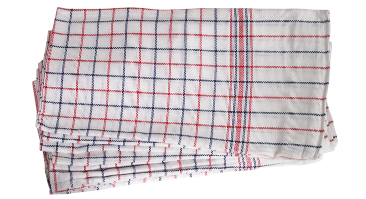 Cleaninq, theedoek, 65x65cm, nationale ruit, 2020056 (6 stuks)