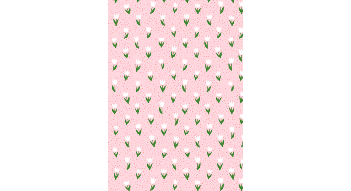 Cadeaupapier, 50cm x 200m, K601811, Small Tulips