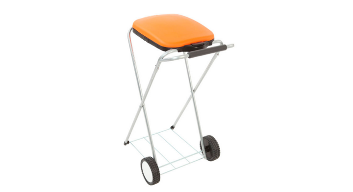 Move & Up, afvalzakhouder, 120 liter, oranje, VB 717316