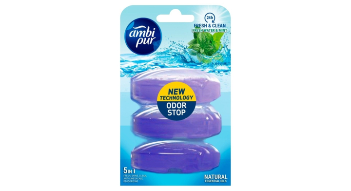 Toiletblok navulling ambi pur fresh waterm 3x55ml(8435495816