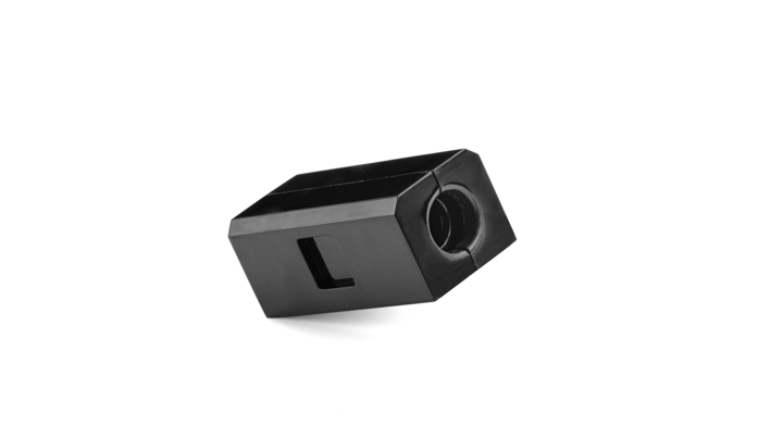 Filex, QI Power-Spot kabeldoorvoer module, zwart