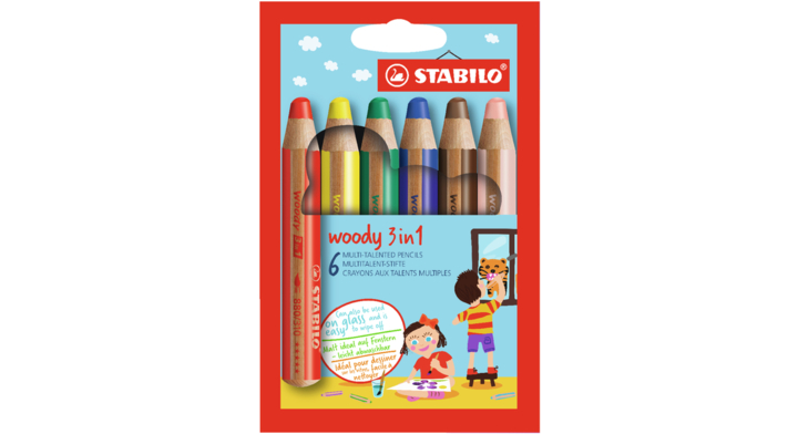 Kleurpotlood stabilo woody 880
