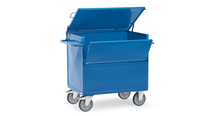 Bakwagen met deksel, 1000x700mm Draagverm. 600kg