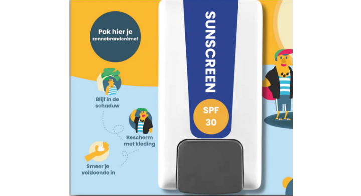 Sundo, zonnebrand dispenser, handmatig