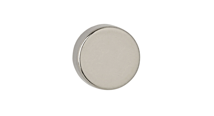 Magneet maul neodymium rond 12x5mm 4kg 10st