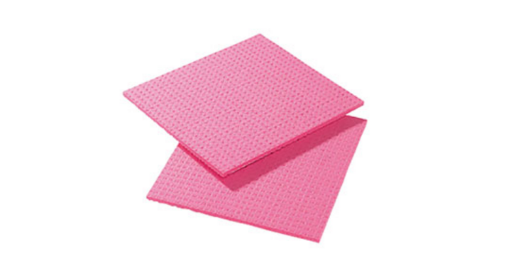 Spontex, cellulose doek, 18.5x20.6cm, roze, VB 125629 (120 stuks)
