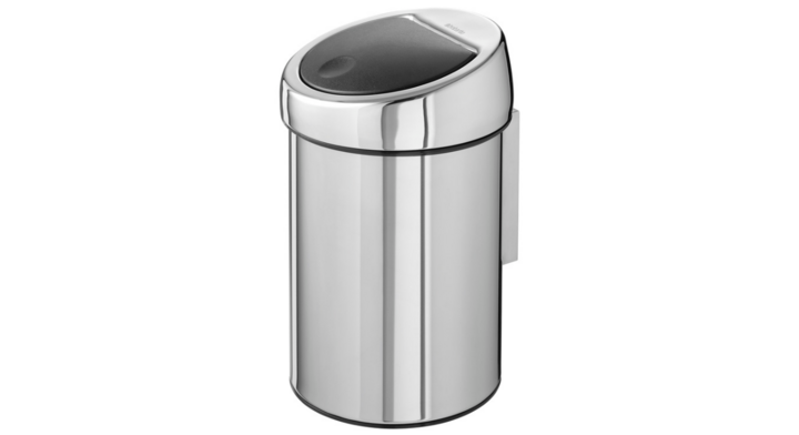 Brabantia, wandafvalemmer, 3 liter, RVS, VB 363962