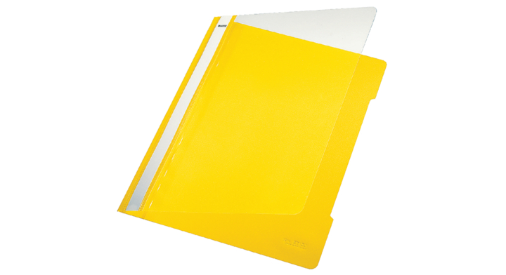 Snelhechter leitz 4191 a4 pvc geel