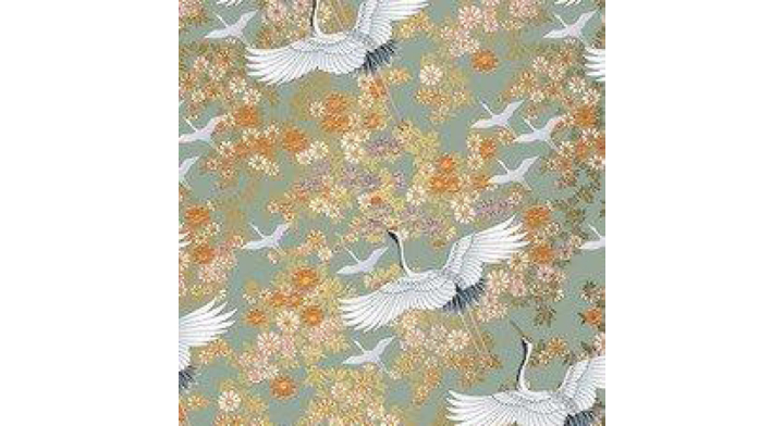 Cadeaupapier, 30cm x 200m, K601977/7, kraanvogel
