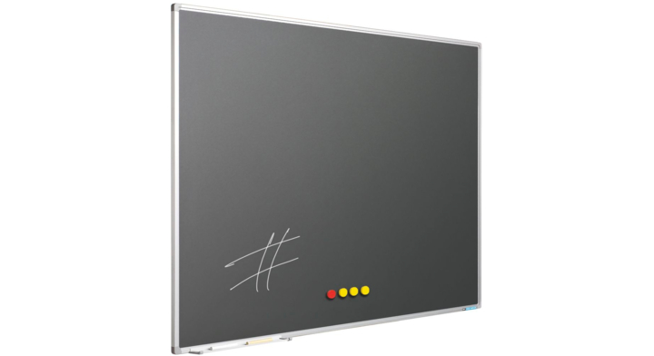 Smit Visual, Krijtbord Softline, 100x150cm, alu 8mm, grijs