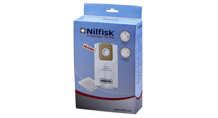 Stofzuigerzak | Nilfisk | select 4 stuks | 128389187  