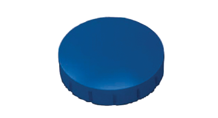 Magneet maul solid 20mm 0.3kg blauw(6162035)  ds/10
