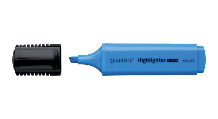 Quantore, markeerstift, blauw, 635083