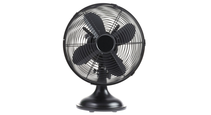 Tafelventilator, opus, 25cm, zwart