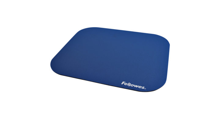 Muismat fellowes standaard 203x241x6mm blauw