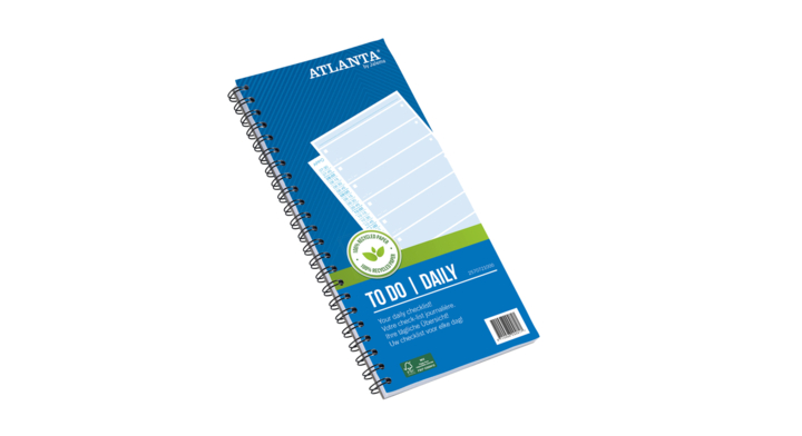 Things to do atlanta daily 140x297mm 125vel blauw