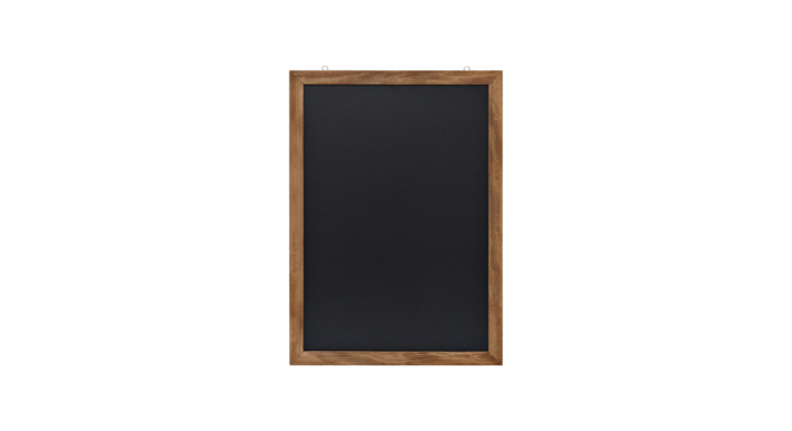 Krijtbord europel met lijst 60x84cm natural(356226)