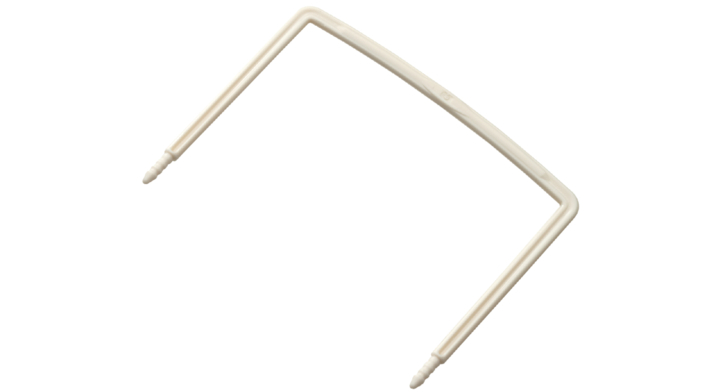 Hechtstrip jalemaclip beugel wit