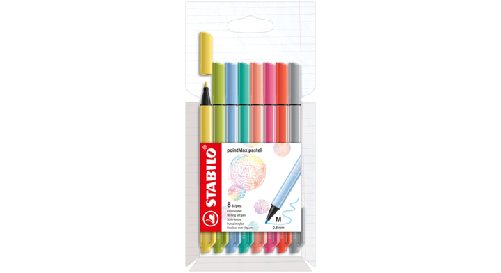 Viltstift stabilo point max 488/8-02 ass(488/8-02)