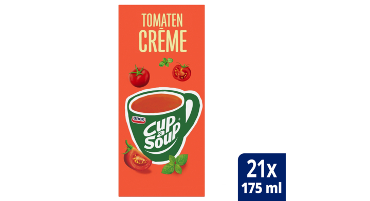 Cup-a-Soup, soep, 175ml, tomaten crème (21 zakjes)