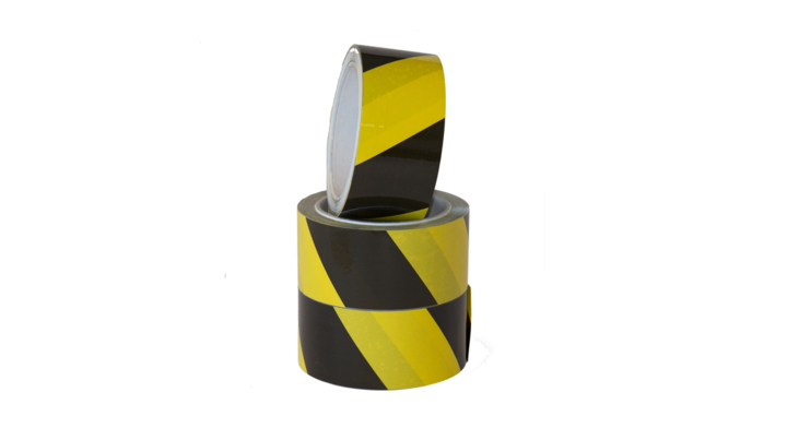 Waarschuwingstape iezzy 50mmx66m zwart/geel(15087)