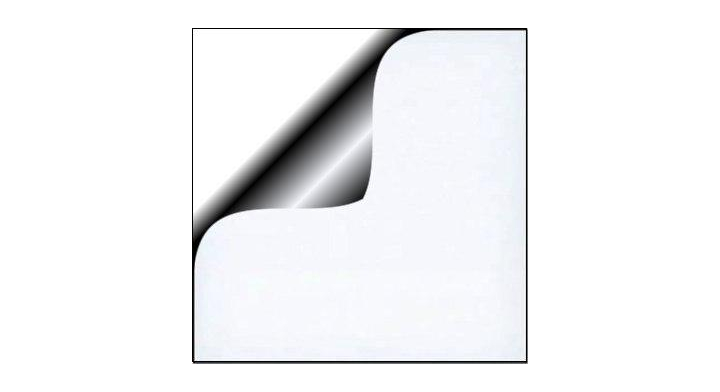 Cadeaupapier 50cmx200m 5200 White Plain on Glossy