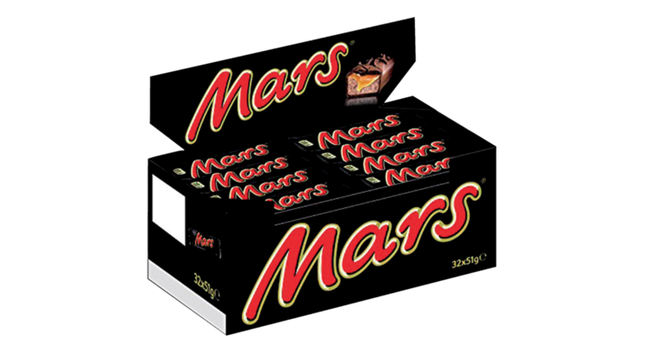 Mars, 51 gram, 34005 (doos á 32 stuks)