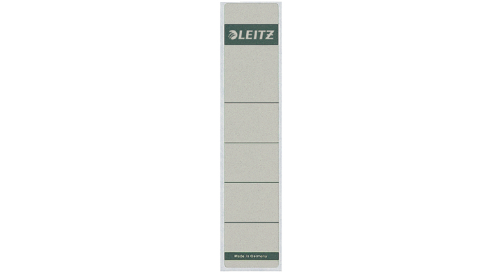Rugetiket leitz 1643 38x190mm wit