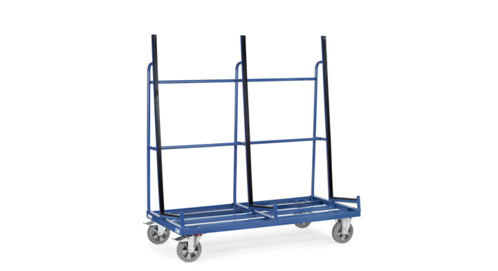 Glas en platenwagen enkelzijdig, 1276x800x1788 mm