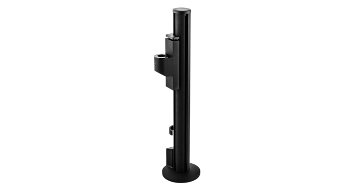 Filex, Galaxy monitorarm kort, topdown klem, zwart