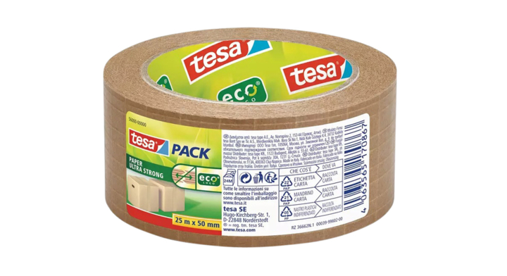 Verpakkingstape tesa 56000 eco papier 50mmx25m(56000-00000-0