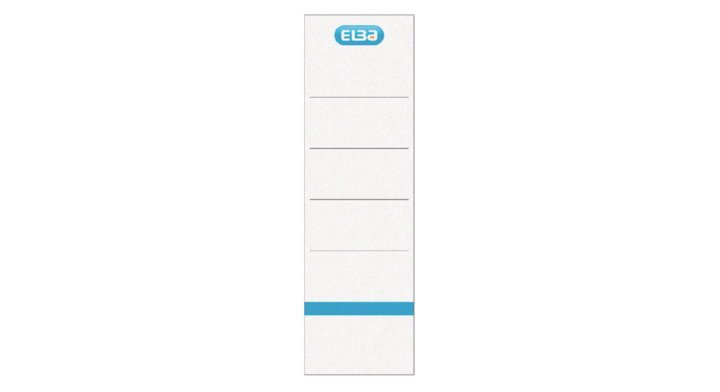 Rugetiket elba clic 59x190mm zelfklevend voor 1040