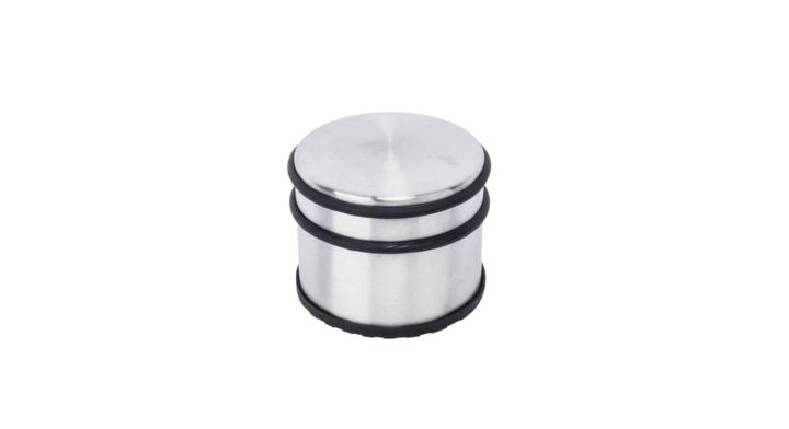 Deurstopper brasq met rubberen ringen rvs(8702601)