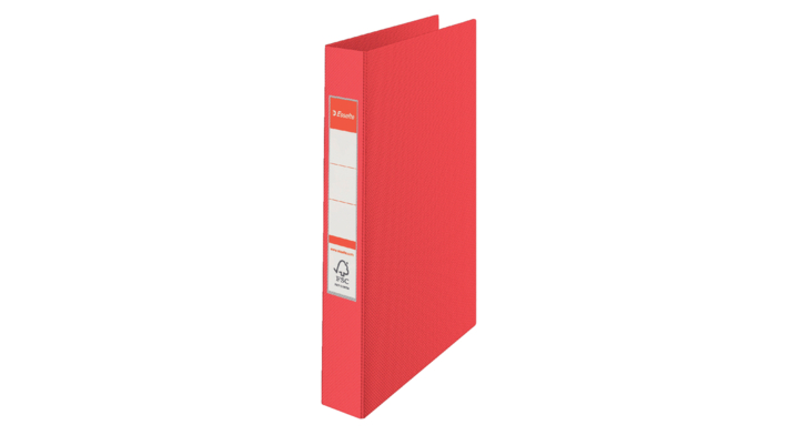 Ringband esselte 23rings a4 25mm rood(48259)