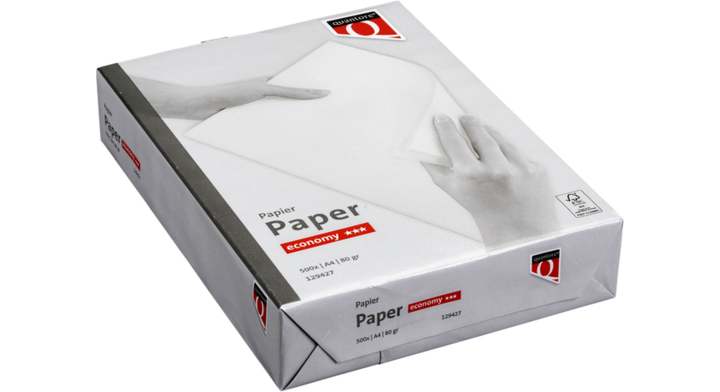 Quantore Economy, A4, 80 grams kopieerpapier, wit (500 vel)
