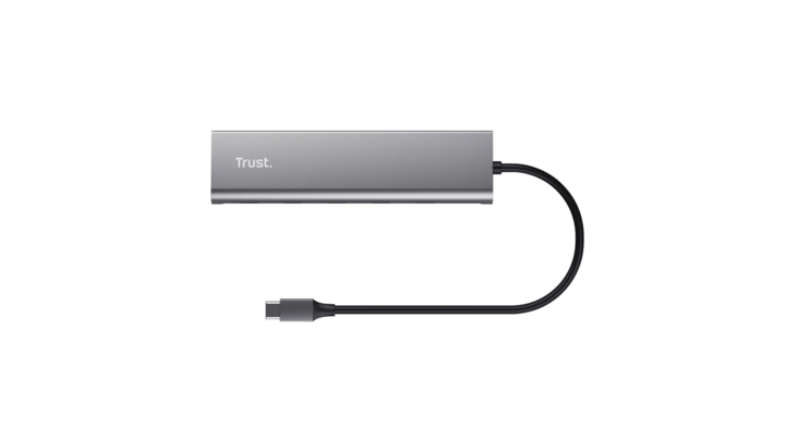 Hub trust usb-c halyx 5 poorts