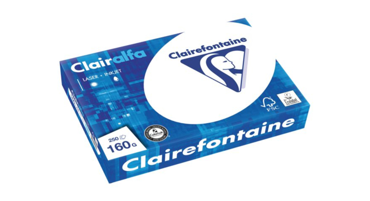 Kopieerpapier clairefontaine clairalfa a4 160gr wt