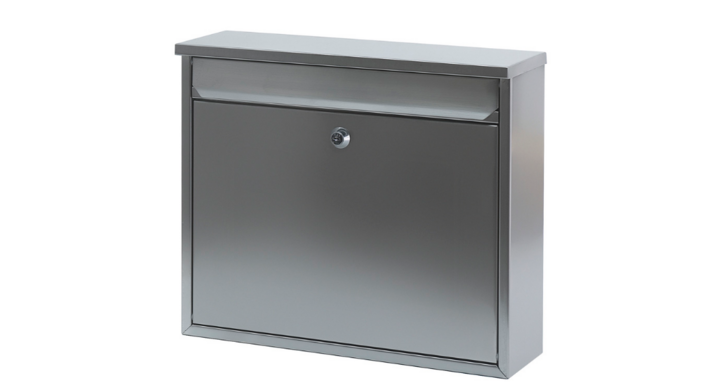 Wandbrievenbus Granadan, 360x110x315 mm, RVS, VB 440060