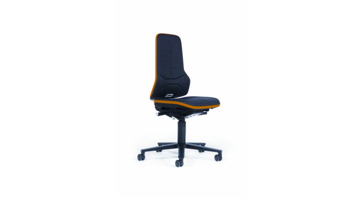 Neon 2 industriestoel 9573, Duotec, verrijdbaar, synchroon c