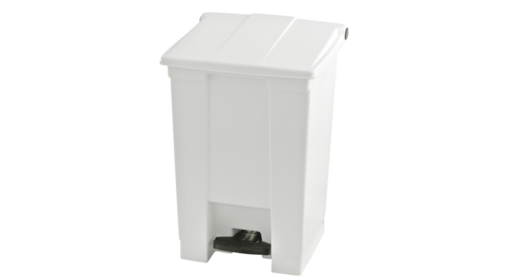 Rubbermaid Step-On, pedaalemmer, 45 liter, wit, VB 006144