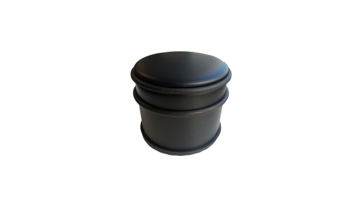 Deurstopper brasq  met rubberen ringen zwart(8702602)