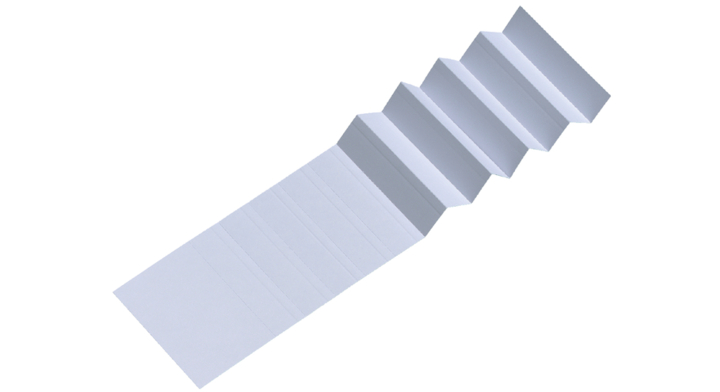Ruiterstrook pendaflex 50mm wit