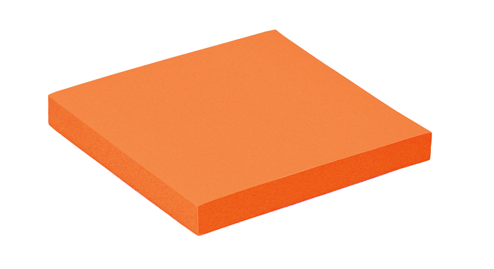Memoblok quantore 76x76mm neon oranje(392382)