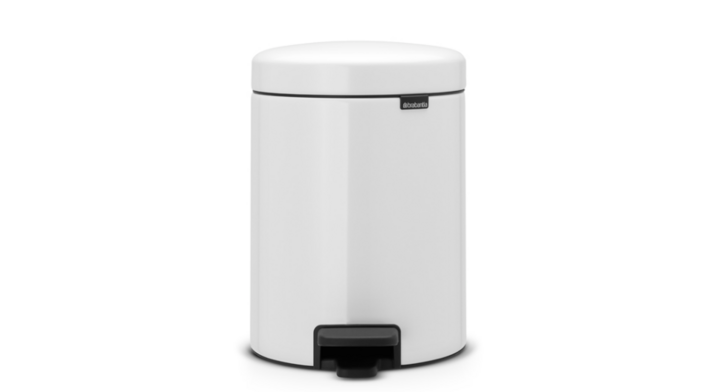 Brabantia, pedaalemmer, 5 liter, wit, VB 112065