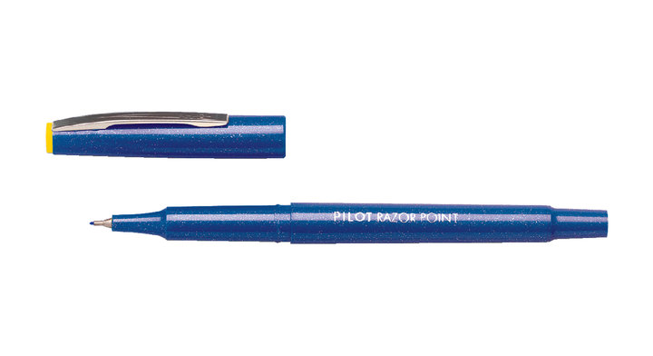 Fineliner pilot razor point sw-10 pp 0.3mm blauw