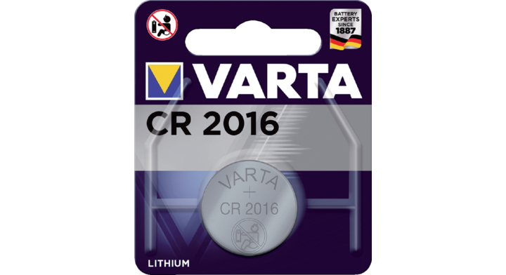 Batterij varta cr2016 lithium(6016101401)