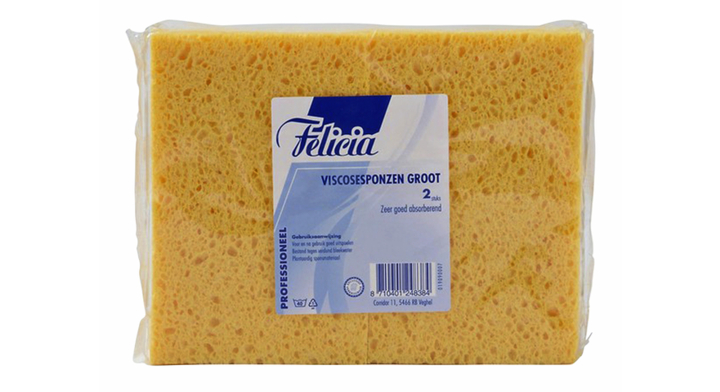 Felicia, viscosesponzen, groot, 234235 (2 stuks)