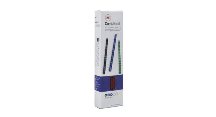 Bindrug gbc 12mm 21r blauw
