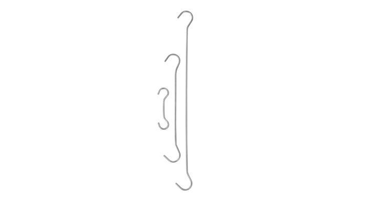 Dubbelhaak/Draadhaak 75cm per 25 stuks