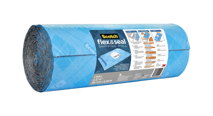 Verpakkingsrol 3m scotch flex & seal 38cmx6m(fs-1520)